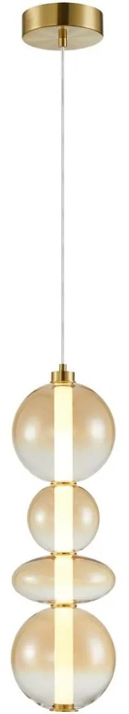 LED Csillár zsinóron DAPHNE LED/36W/230V arany