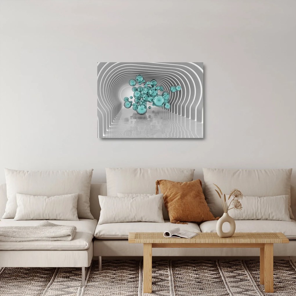 Üveg kép - Buborékok (70x50 cm)