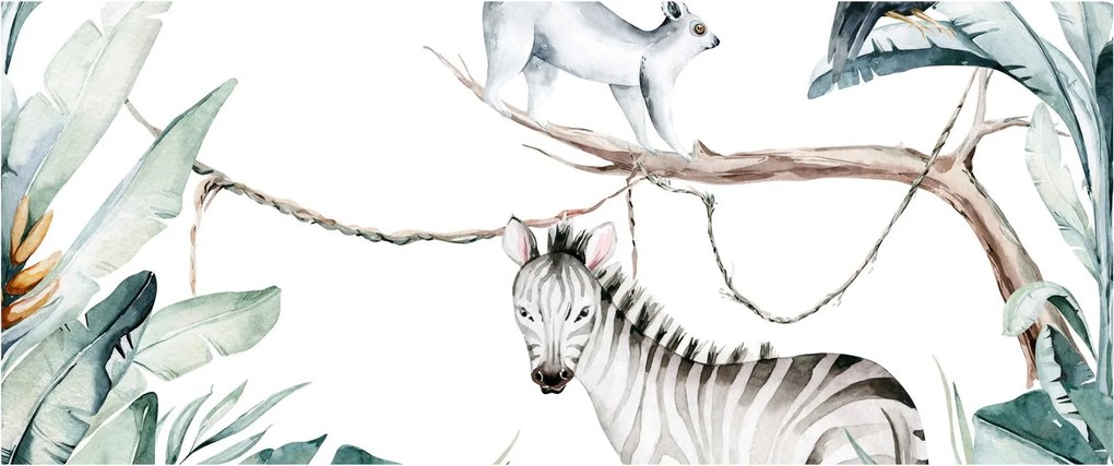 Kép - egzotikus állatok (120x50 cm)