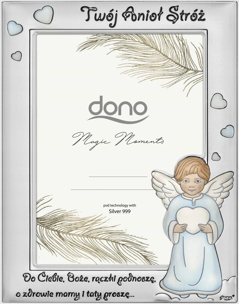 Gravírozás Ajándékkeret Fiú Ezüst fénykép Ajándék áldozás