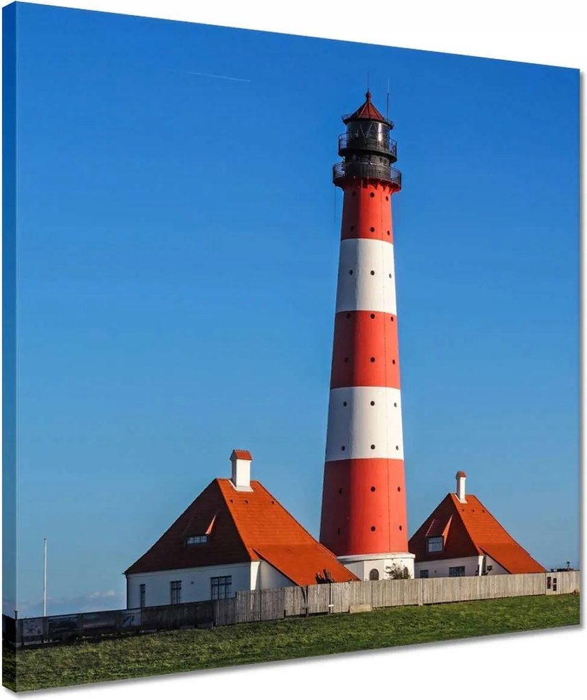 Vászonkép 40x40 Világítótorony Tájkép