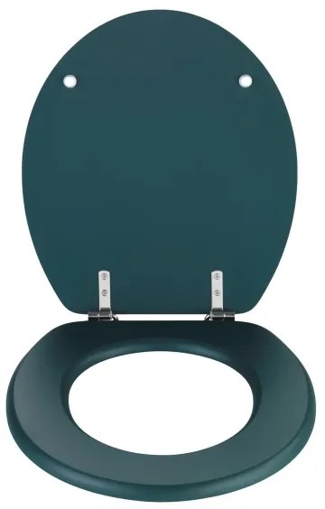 WENKO 25171100-WC PRIMA WC-ülőke 37x41 cm zöld/ezüst