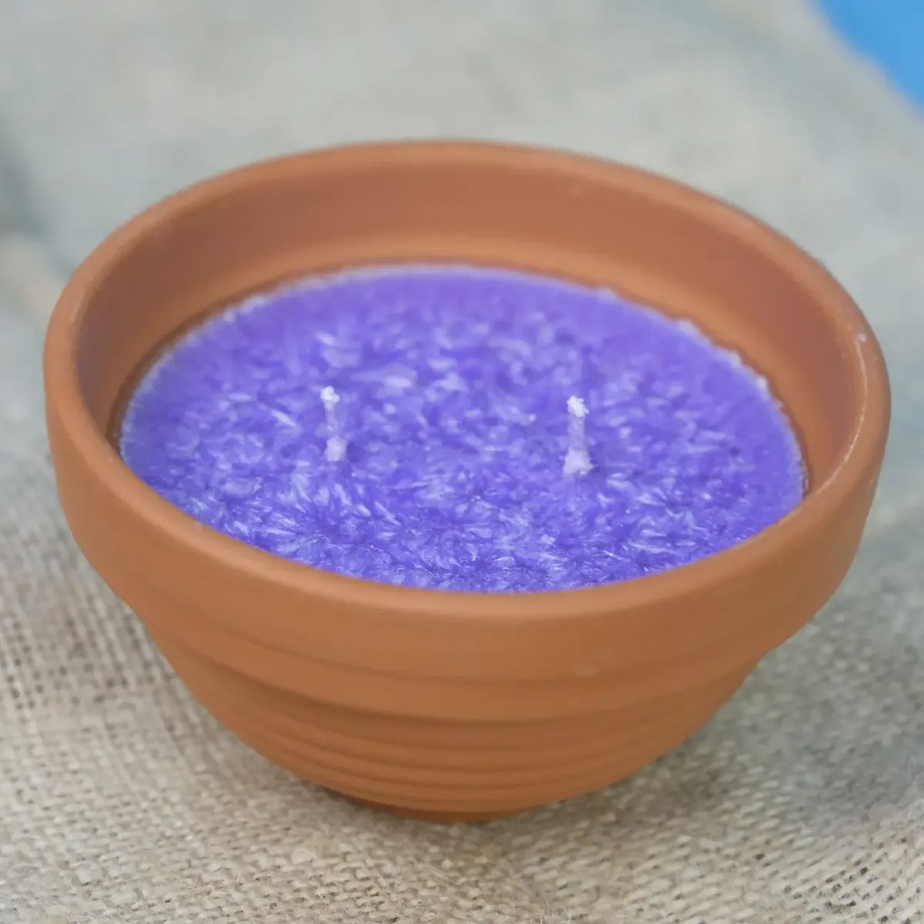 Levendula- szúnyogriasztó hatású gyertya 160g