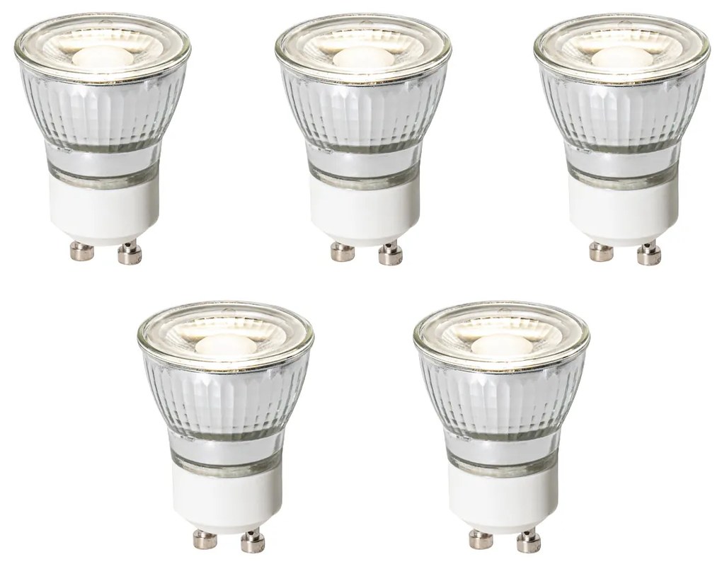 5 db-os GU10 szabályozható LED izzó készlet 35mm 4W 230 lm 4000K