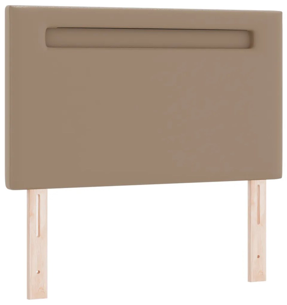 Boxspring Ágy Matraccal, Kávébarna, 100 x 200 cm, Műbőr