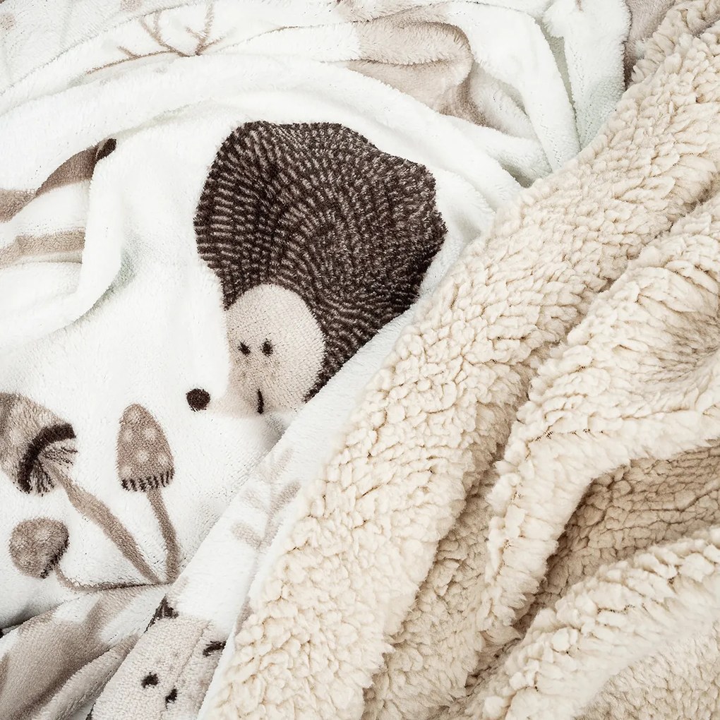 4Home Nordic Friends gyapjú hatású pléd, 150 x 200 cm