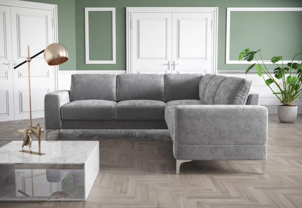 ARIELA MAX II sarok ülőgarnitúra, 250x89x250, terra 39, jobb