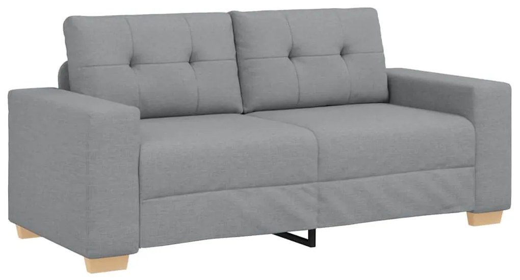 világosszürke szövet loveseat kanapé 140 cm