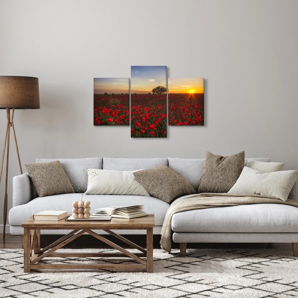 Pipacsos rét képe (90x60 cm)