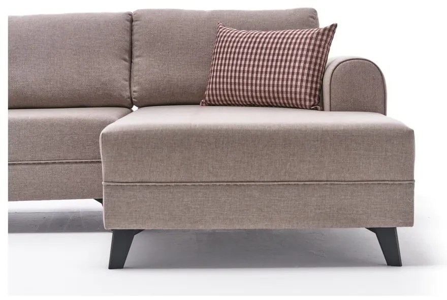 Bézs sarokkanapé (U alakú) Belen – Balcab Home