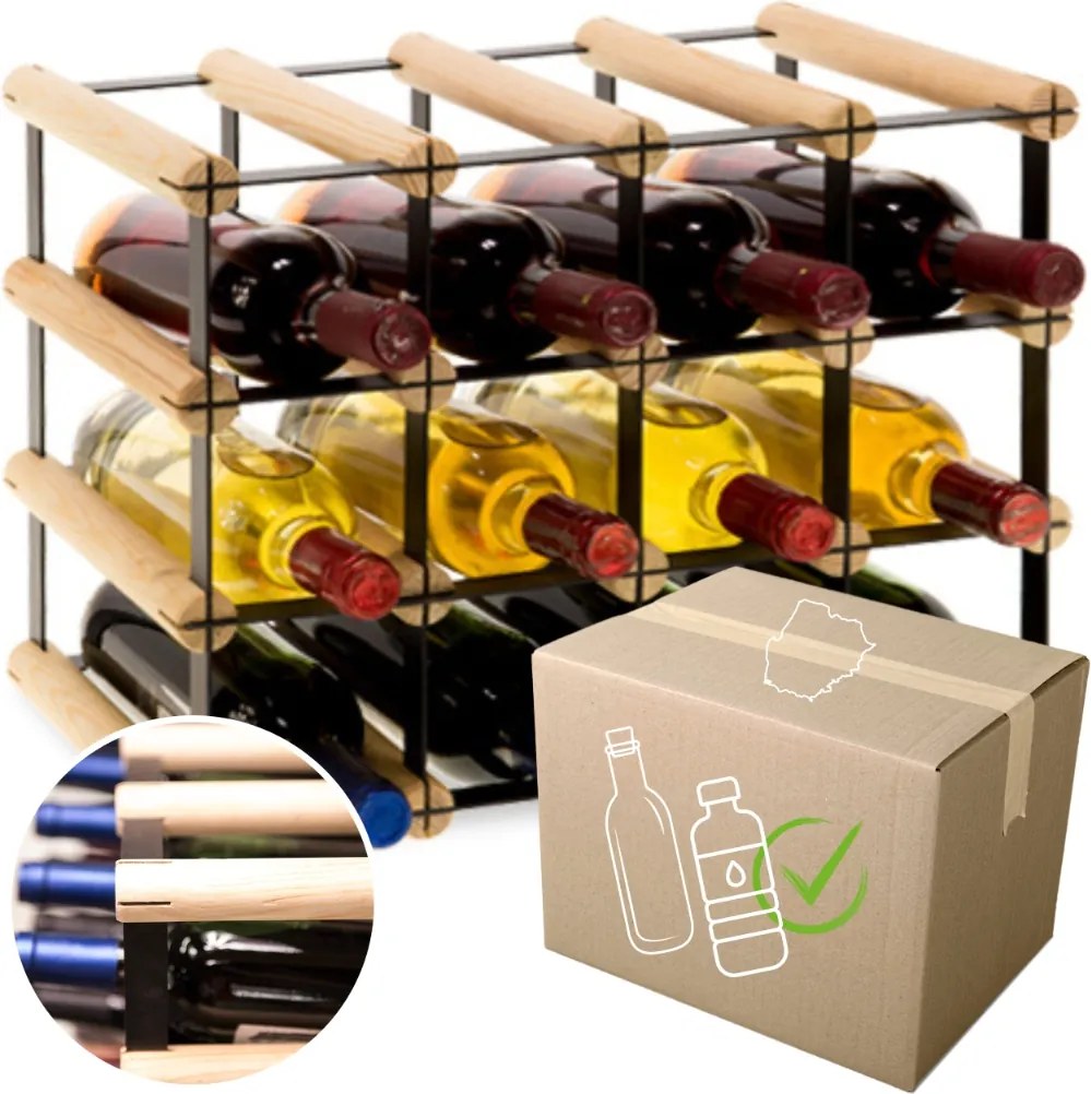 Loft bortartó állvány Pet palacktartó állvány Ökológiai Tartós 12cipő Fém