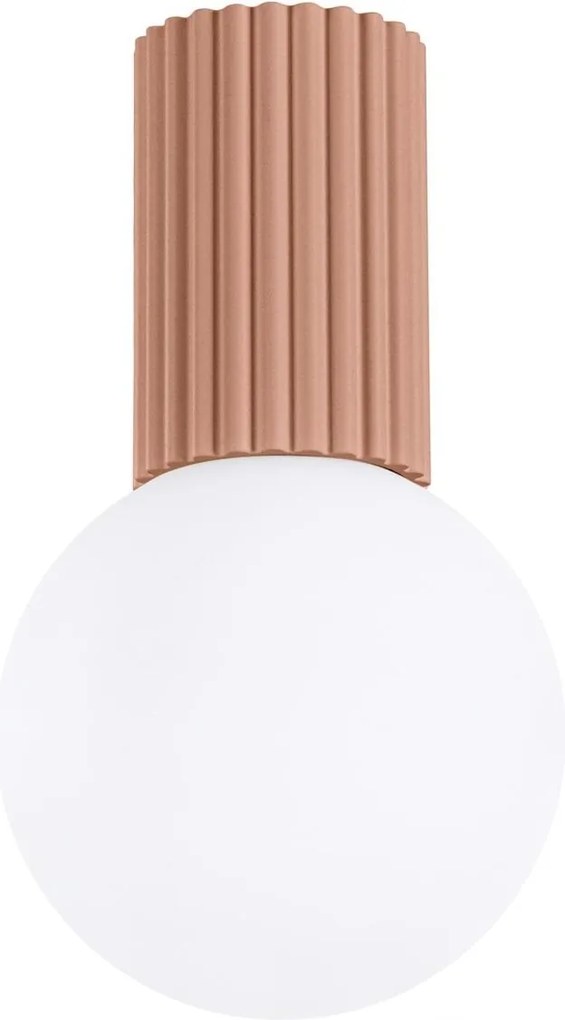 Fürdőszoba lámpa Mennyezeti lámpa G9 Kerek Barna Matt IP44 Halo Sollux