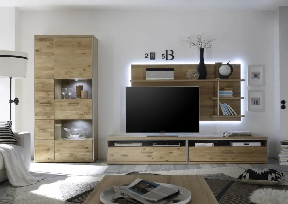 ESPERO T52 Fali három polcos panel 184cm