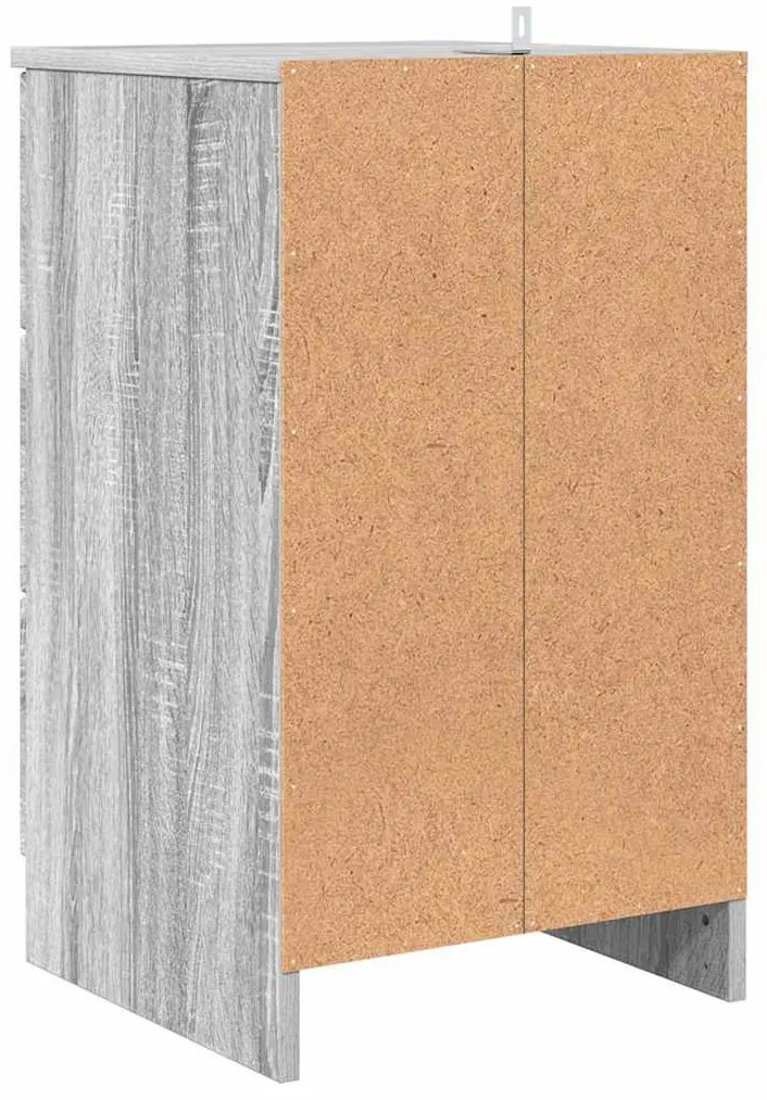 Éjjeliszekrény fiókkal Szürke sonoma 38 x 38 x 66 cm Faanyag