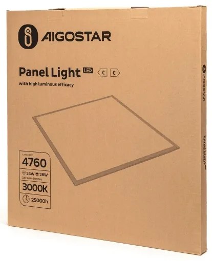 Aigostar - LED Beépíthető panel LED/28W/230V 60x60 cm 3000K