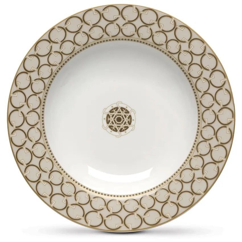 Porcelán 18 részes étkészlet Decó Dark Pozzi Milano