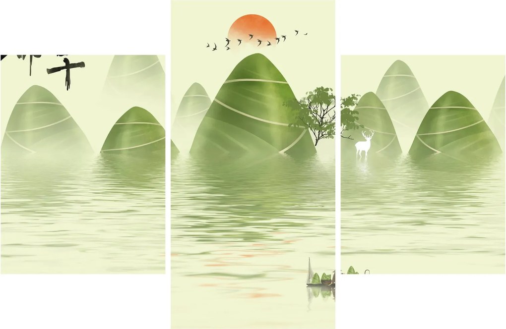 Kép - Zöld-hegyi völgy (90x60 cm)