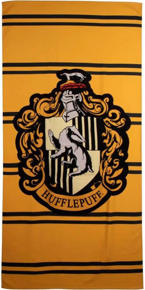 Harry Potter Hufflepuff fürdőlepedő, strand törölköző 90x180cm (Fast Dry)