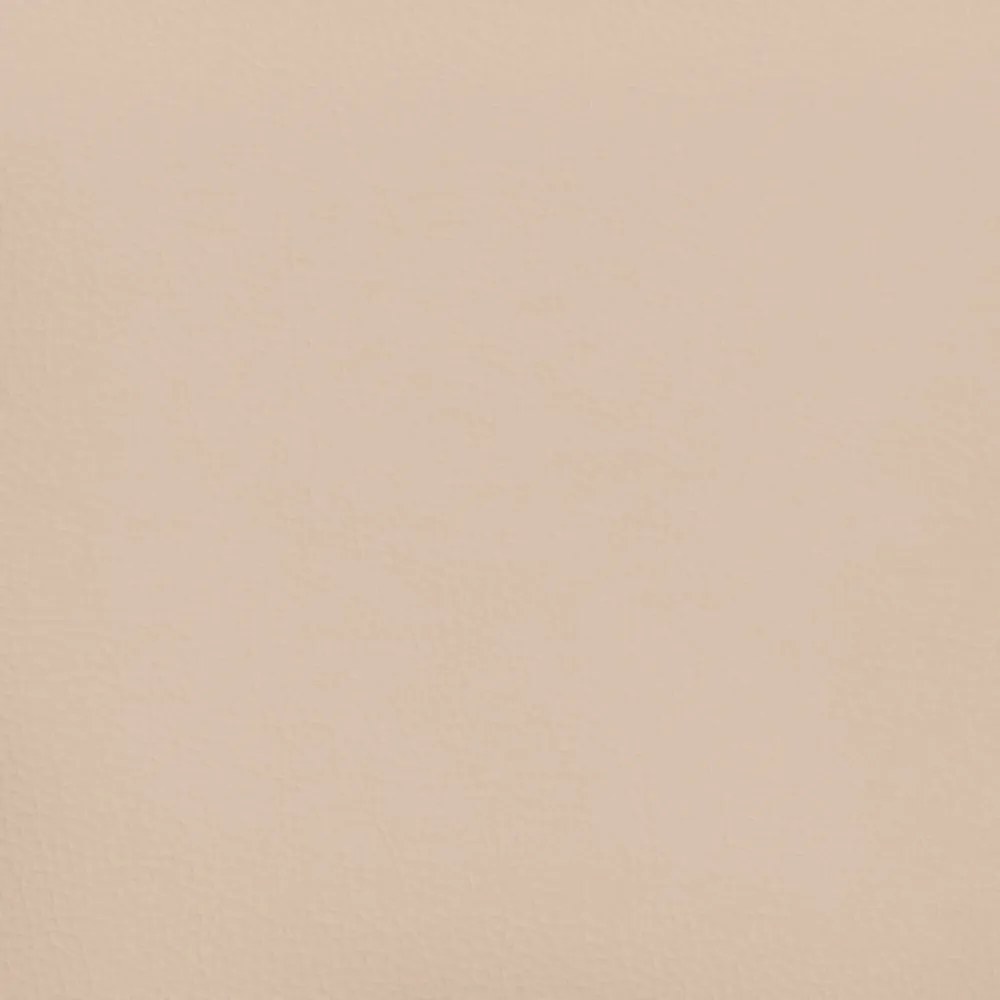 cappuccino színű műbőr rugós ágykeret 90 x 200 cm