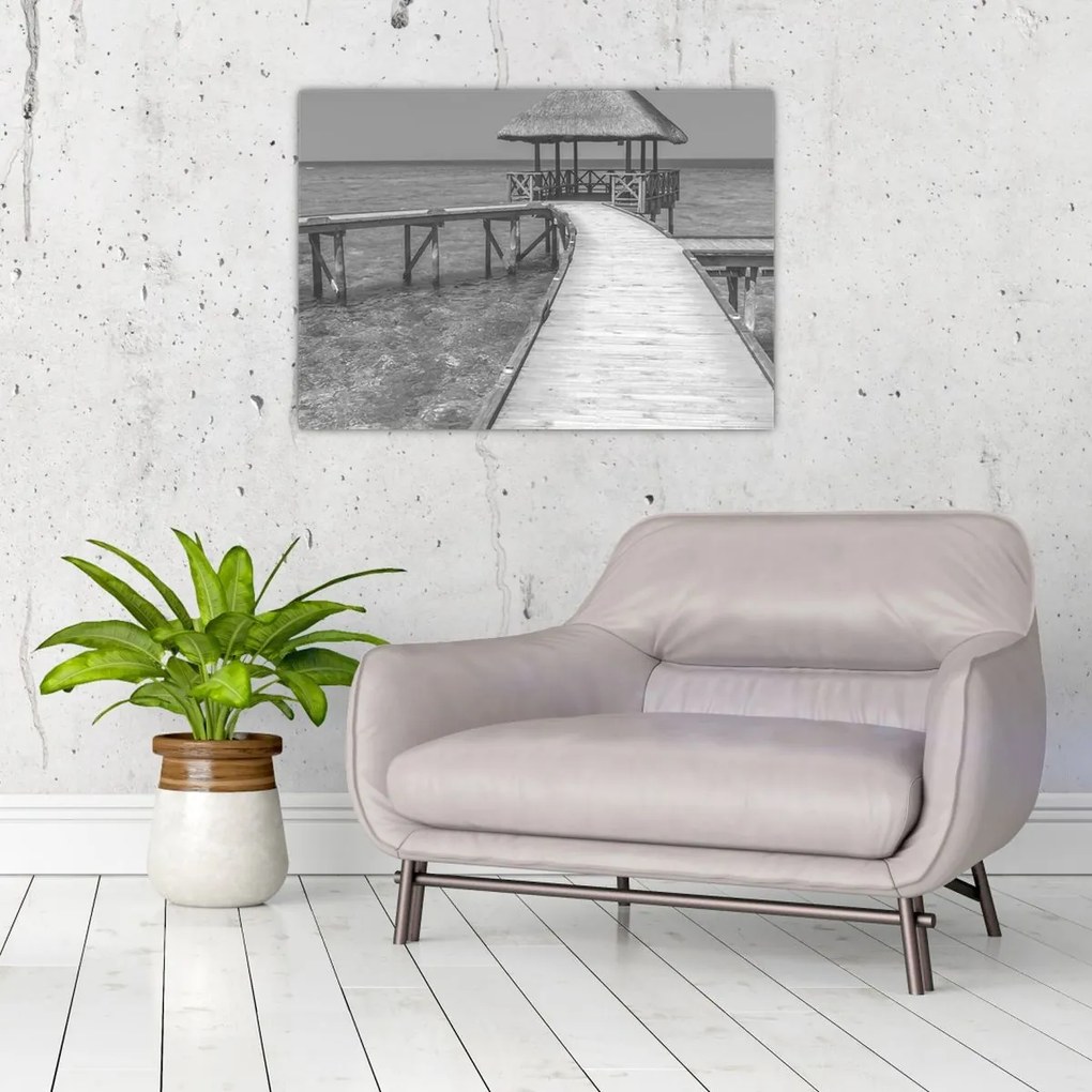 Üveg kép - Maldív-szigetek (70x50 cm)