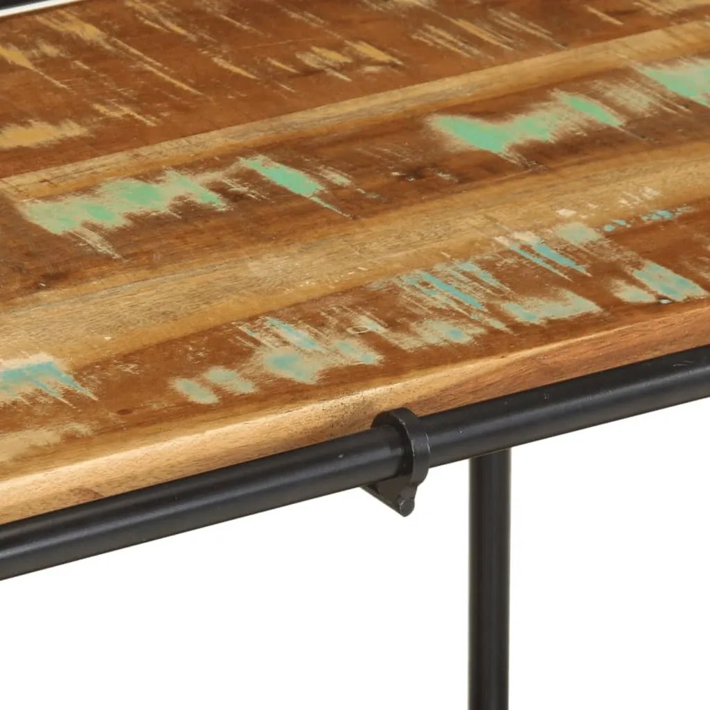 tömör újrahasznosított fa TV-szekrény 100 x 42 x 40 cm