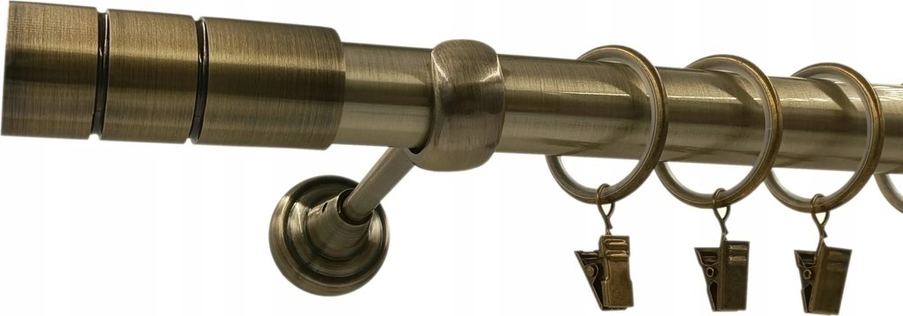 Függönykarnis fi25mm Arany Antik 200cm Henger