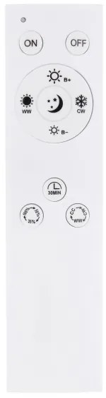 Globo 67281-24 - LED Dimmelhető felületre szerelhető csillár LED/22W/230V 2700-6000K + távirányító