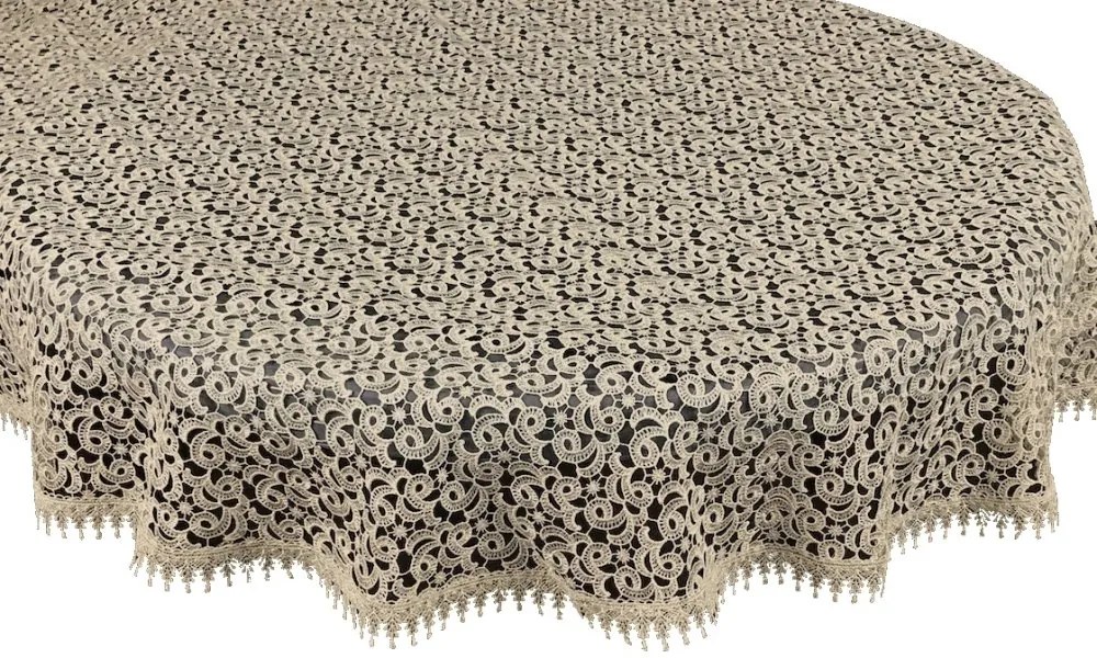 Univerzális bézs csipke terítő Szélesség: 30 cm | Hosszúság: 200 cm