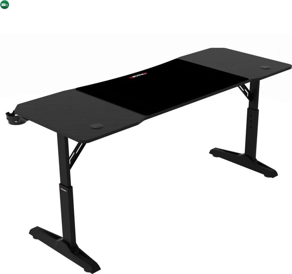 NERO állítható gamer asztal 140 × 60 cm