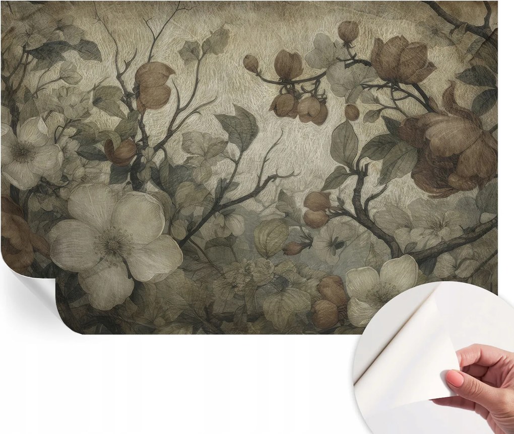 Öntapadós Dekoratív Fotótapéta Hálószobába Virágos szépség 104x70 cm