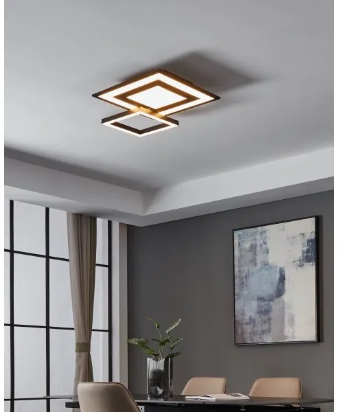 Eglo 900025 - LED RGBW Dimmelhető mennyezeti lámpa SALITERAS-Z LED/21,6W/230V