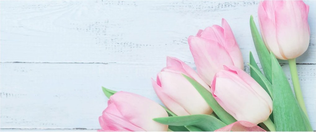 Kép - tulipán csokor (120x50 cm)