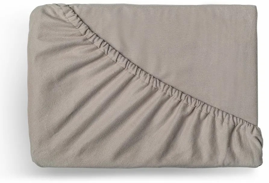 Kvalitex Flanel feszítő lepedő bézs, 180 x 200 cm, 180 x 200 cm