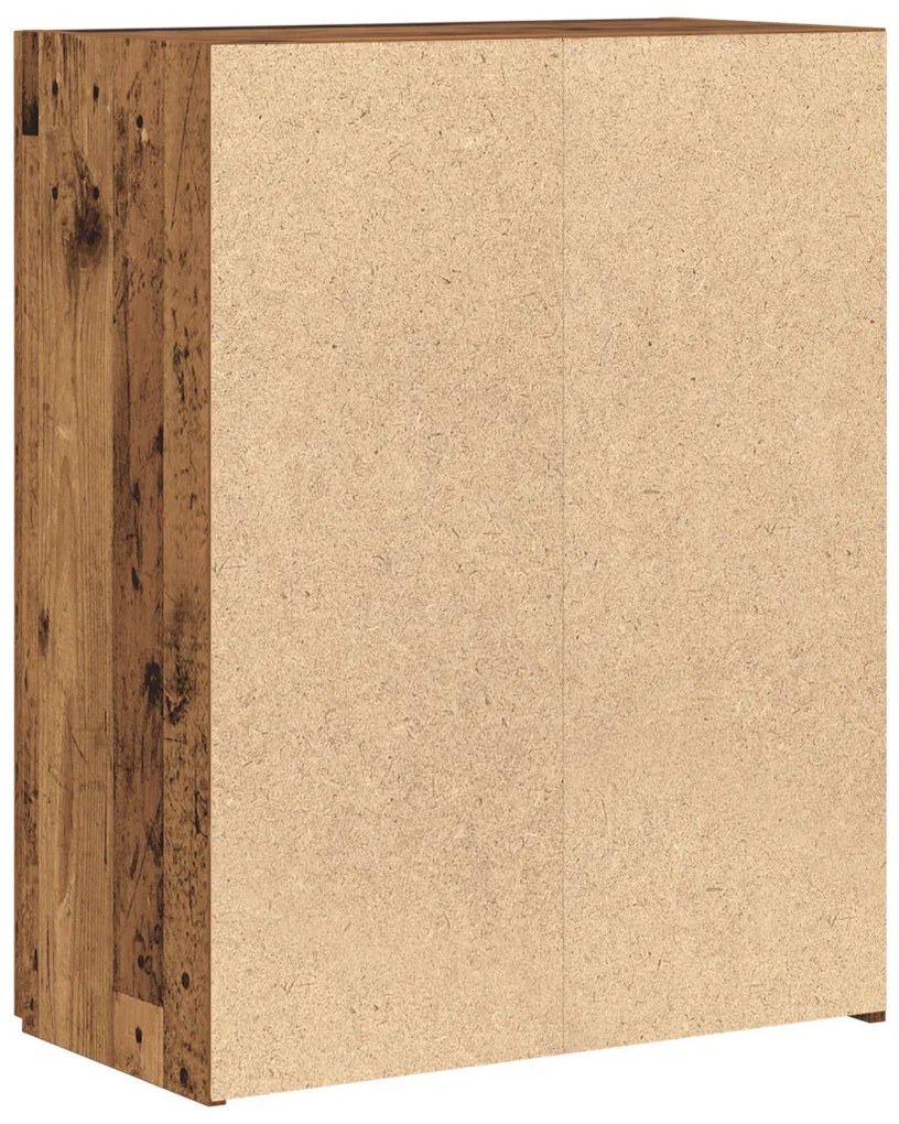Irodai Szekrény Régi Fa 60 x 32 x 77.5 cm - Mérnöki Fa
