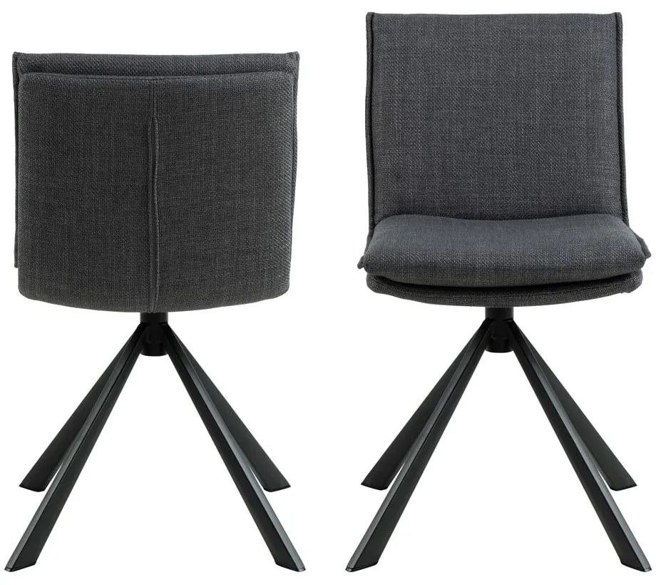 Sötétszürke étkezőszék Flynn – Actona