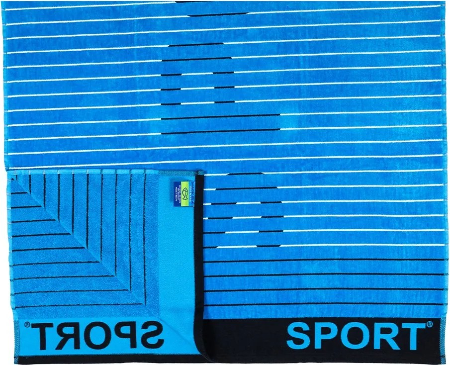SPORT Strandtörölköző kék 165x90cm