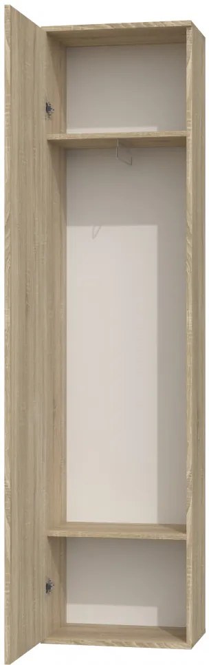 Odell Duo tükrös szekrény, 50x180x35 cm, sonoma