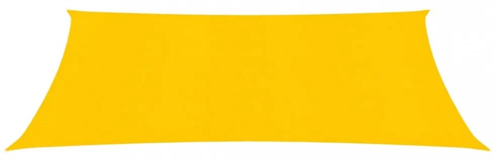 sárga HDPE napvitorla 160 g/m² 2,5 x 5 m