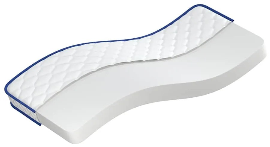 fehér memóriahabos matrac 80 x 200 x 17 cm puha