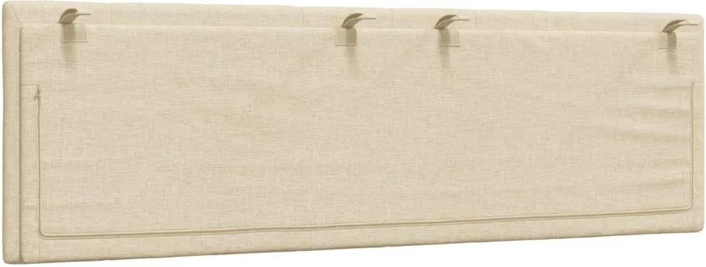 krémszínű szövet fejtámla párna Hanko 160 cm