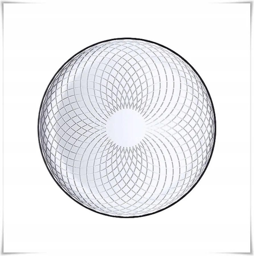 Nagy desszertes tányér, üveg tányéralátét D-30 cm