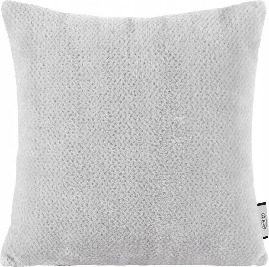 Párnahuzat 40x40 Ricky ezüst mikroszálas