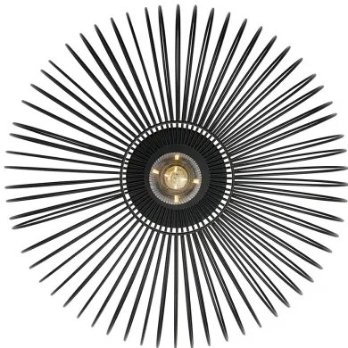 Nordlux - Mennyezeti lámpa BERONI 1xE27/60W/230V átm. 40,3 cm fekete