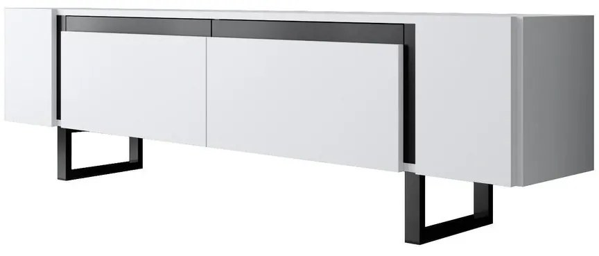 TV szekrény Yildiz - White, Black
