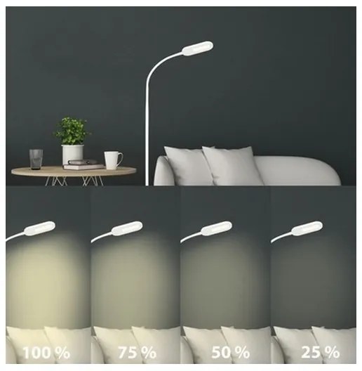 Briloner 1297-016 - LED Dimmelhető állólámpa LED/8W/230V