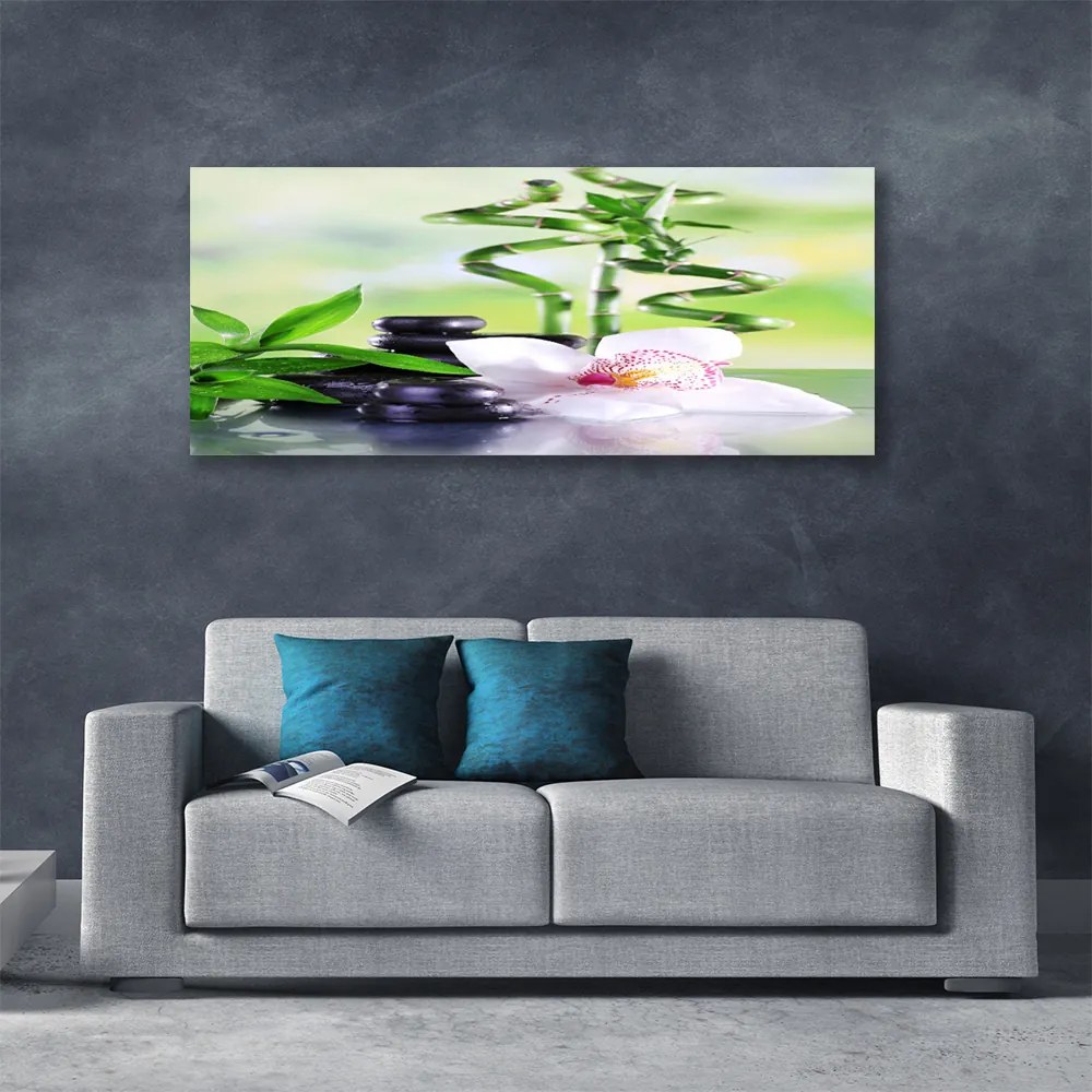 Vászonkép falra Bamboo Orchid Zen Spa 125x50 cm