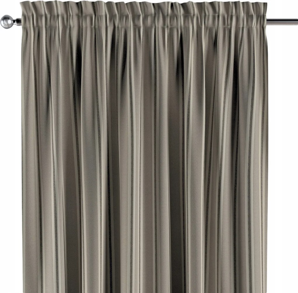 Csatornafüggöny frufruval 1 db 140x260cm bézs