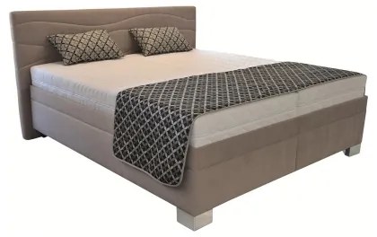 Kárpitozott WINDSOR ágy matraccal 180x200 cm bézs