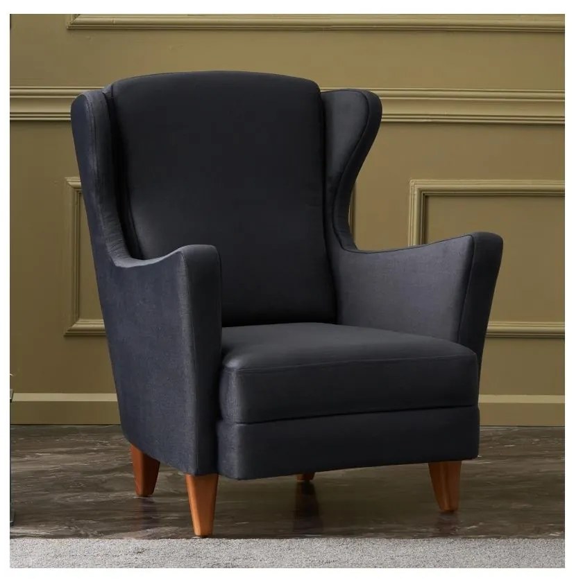 Füles fotel NUPI antracit