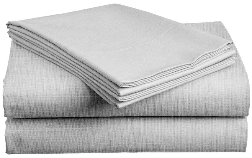Pamut lepedő SLUB 140x240 cm világosszürke, 100% pamut Méret: 140 x 240 cm